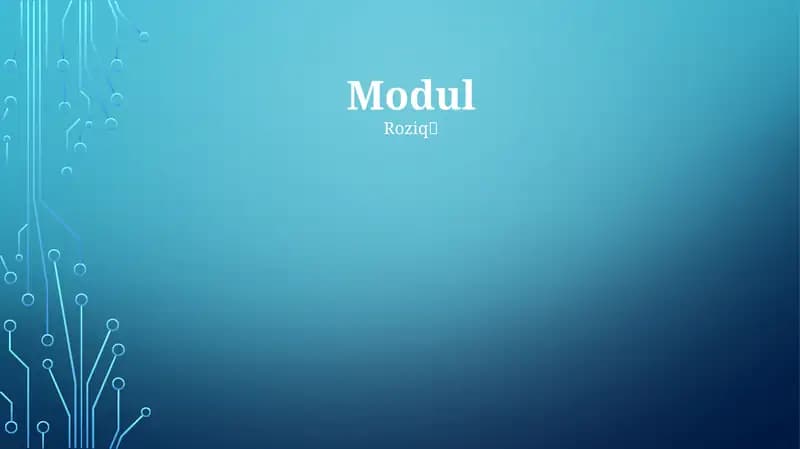 Modul