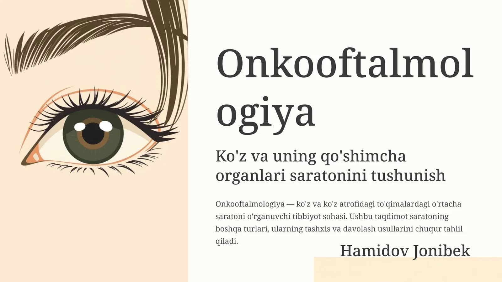 Onkooftalmologiya