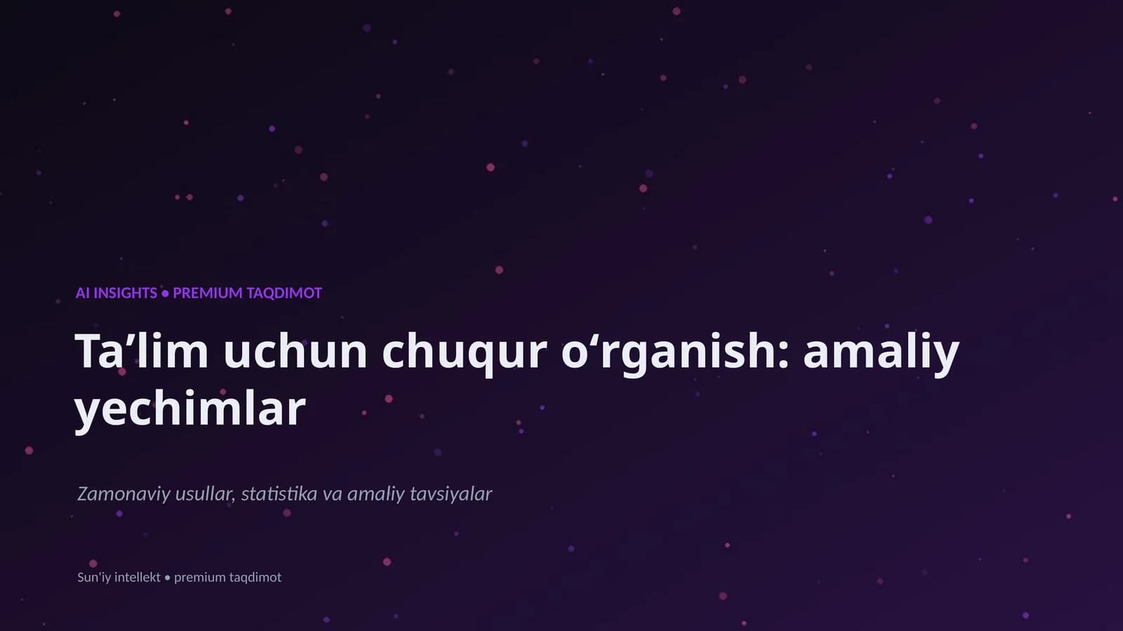 Premium Taqdimot