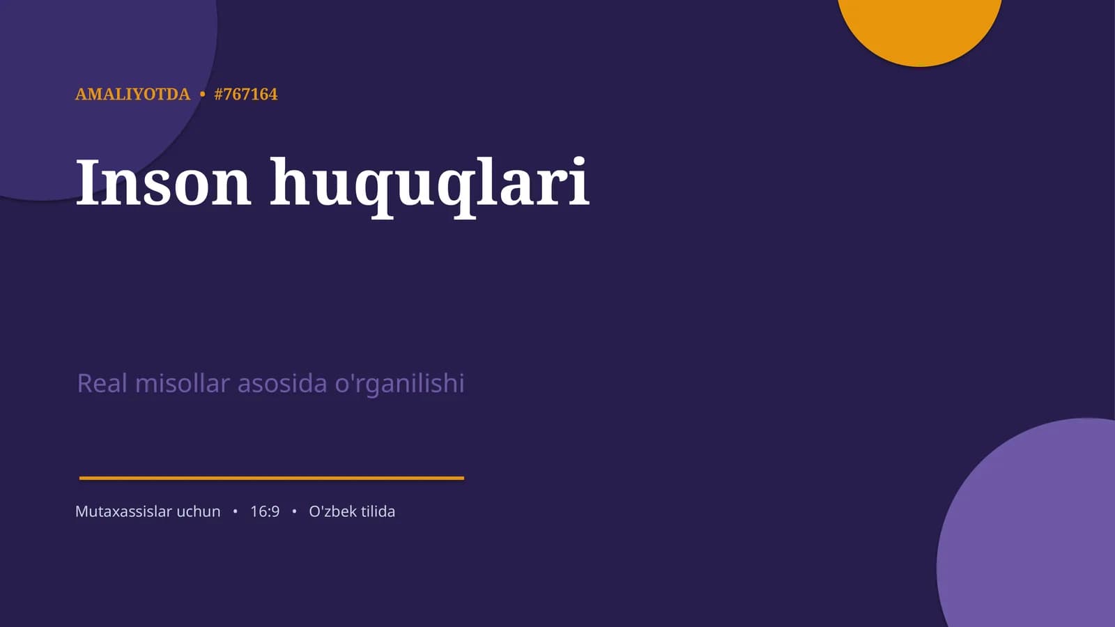 Inson huquqlari