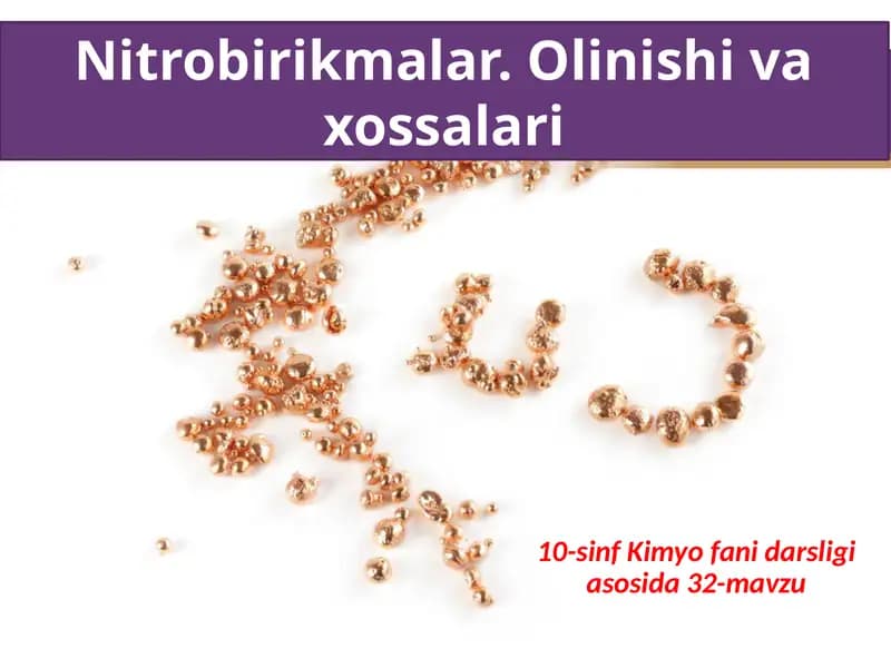 Nitrobirikmalar