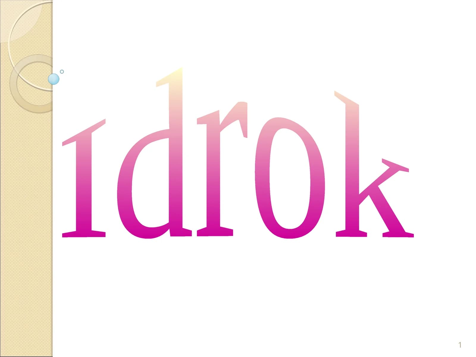 Idrok
