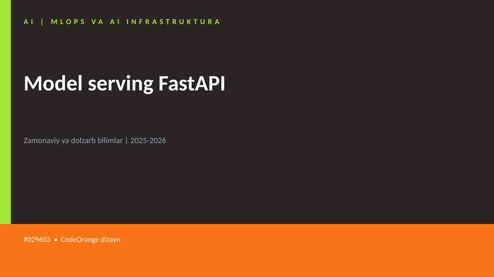 MLOPS VA AI INFRASTRUKTURA