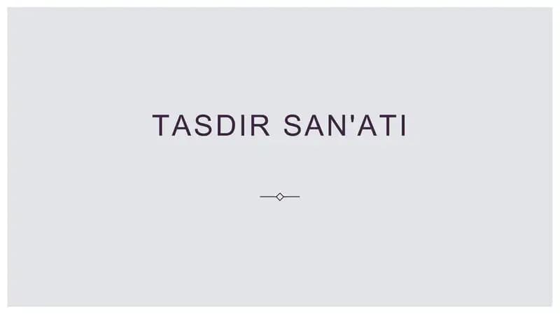 Tastir san'ati