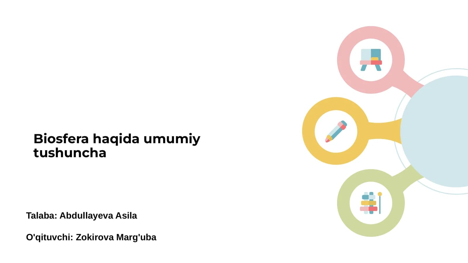 Biosfera haqida umumiy tushuncha