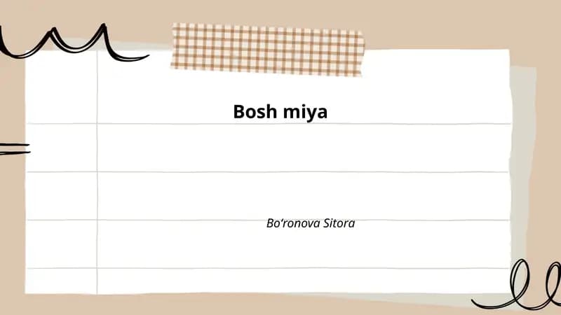 Bosh miya