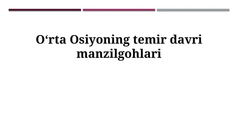 Temir davri manzilgohlari