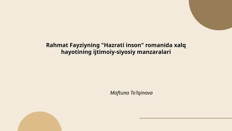 Hazrati inson