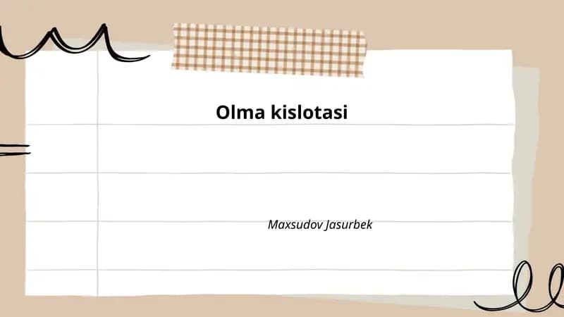 Olma kislotasi