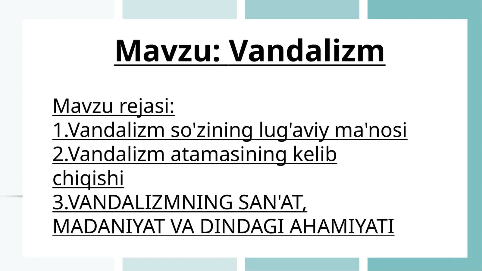 Vandalizm