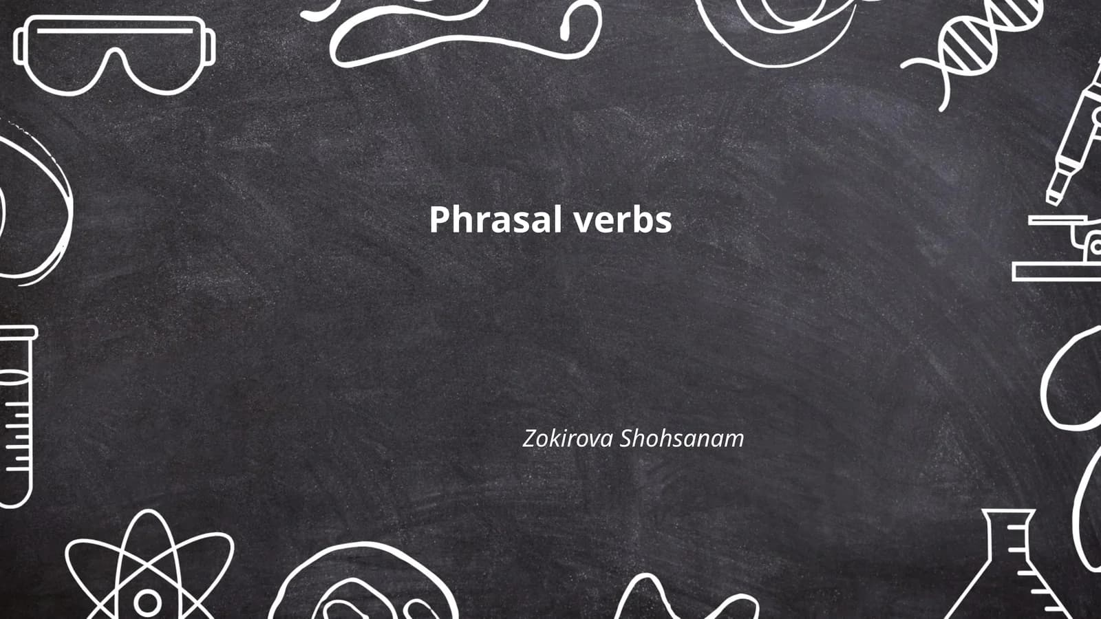 Phrasal verbs