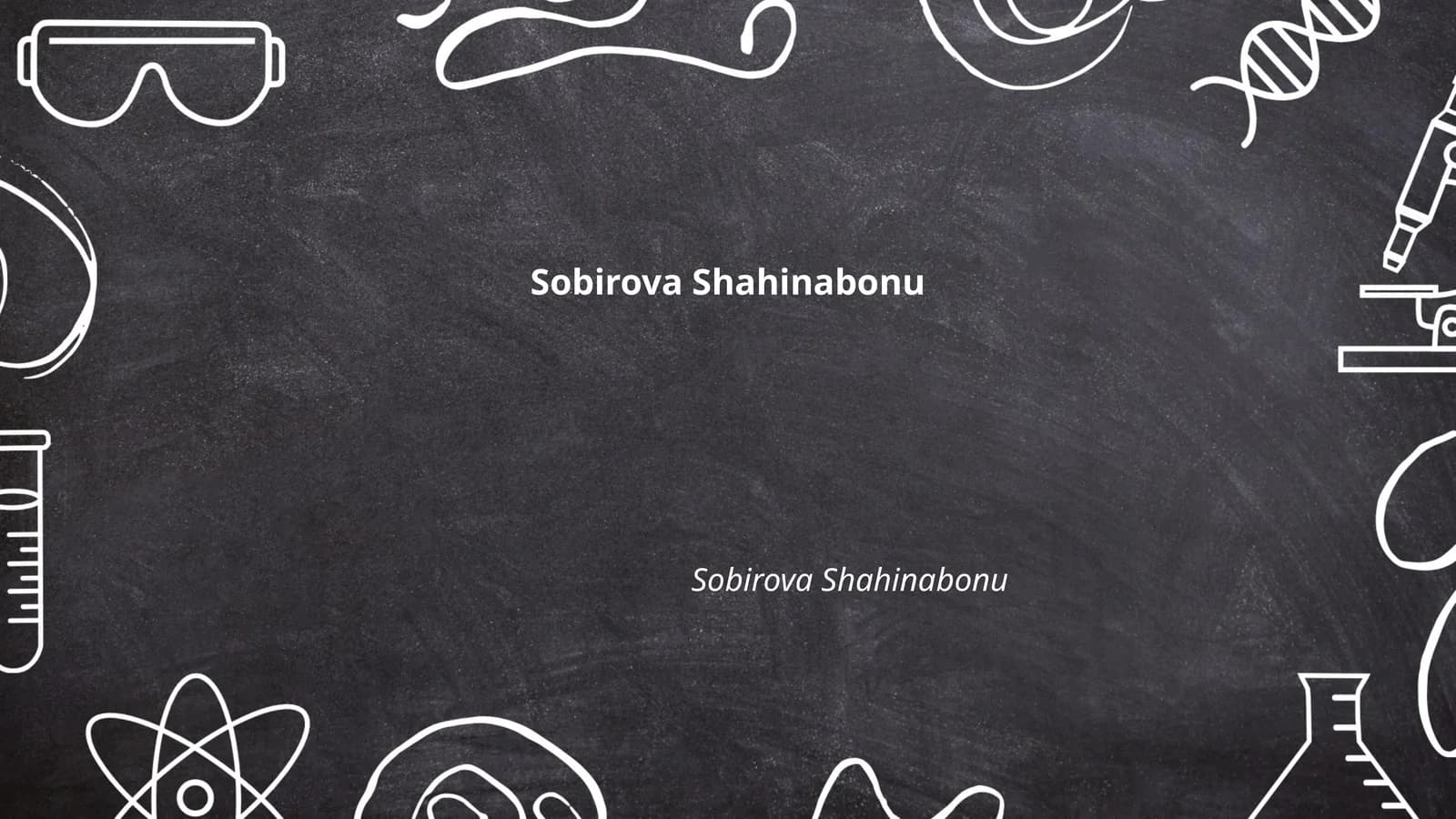 Sobirova Shahinabonu