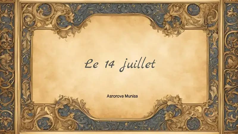 Le 14 juillet