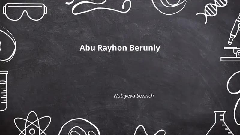 Abu Rayhon Beruniy