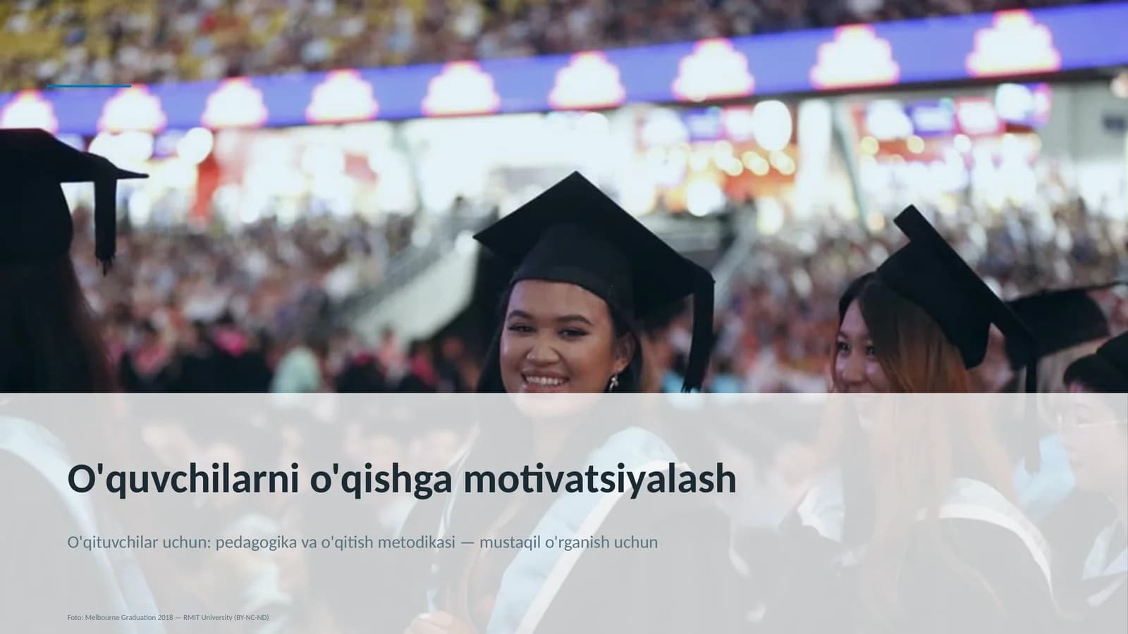 O'quvchilarni o'qishga motivatsiyalash