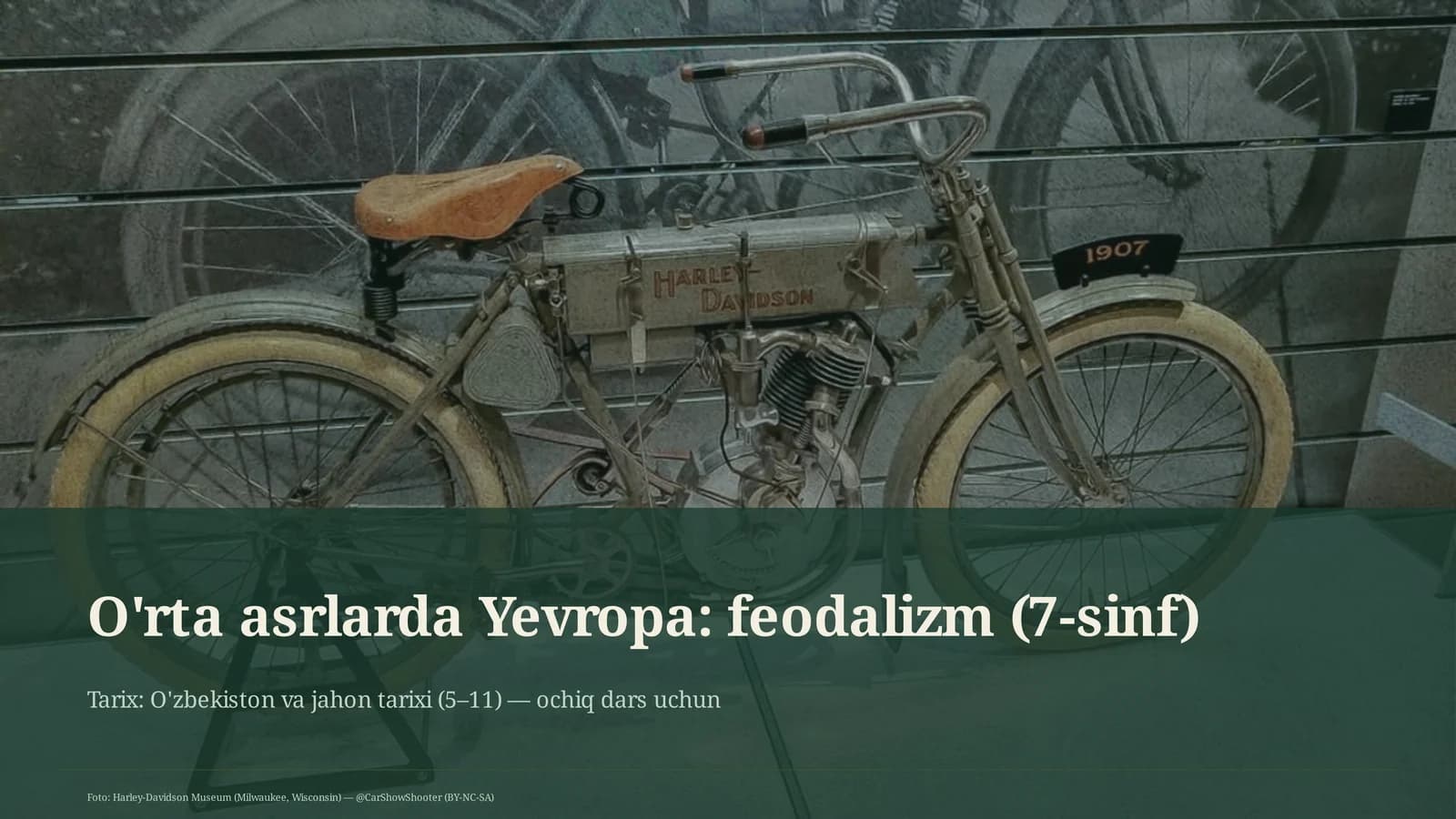 O'rta asrlarda Yevropa: feodalizm (7-sinf)