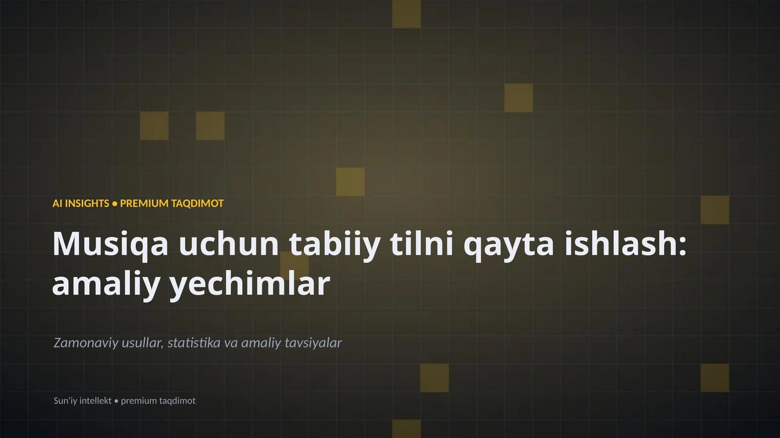 PREMIUM TAQDIMOT