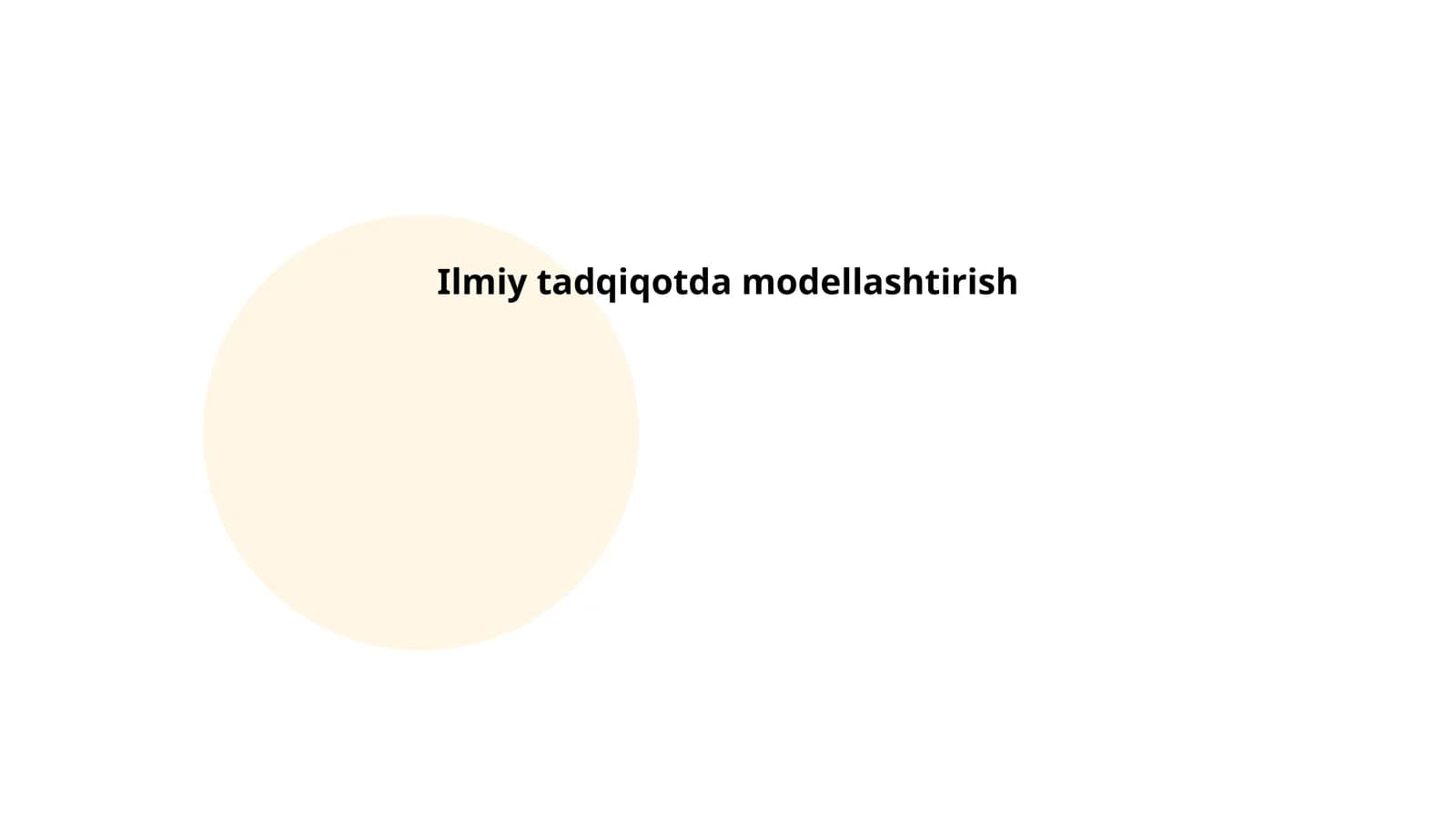 Matematik modellashtirish