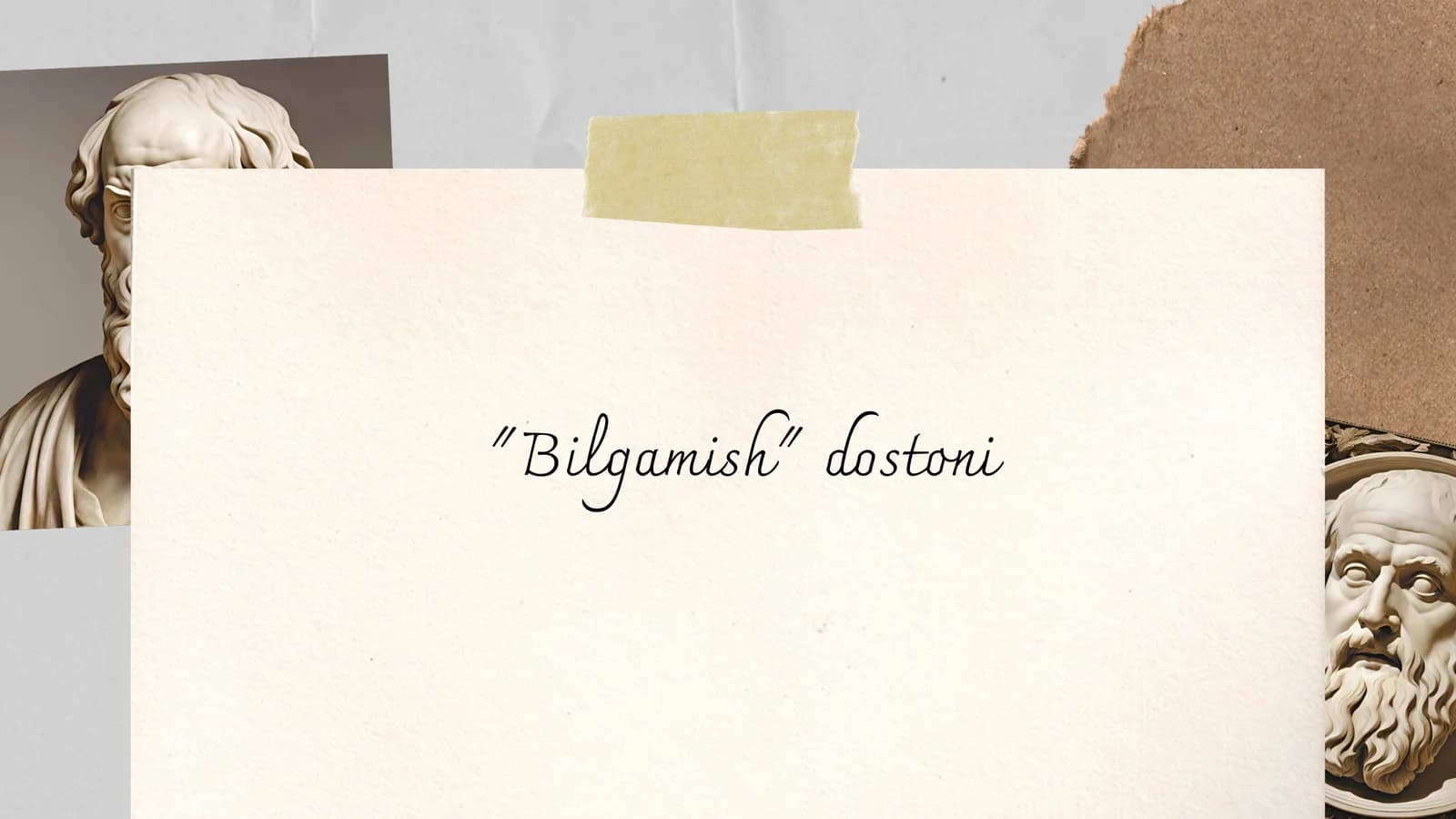 Bilgamish  dostoni