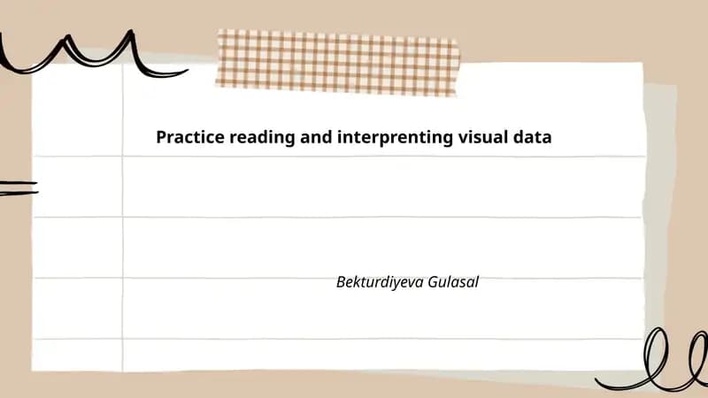 Practice reading and interpreting visual data