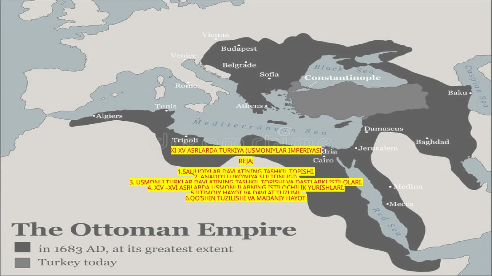 XI-XV asrlarda Turkiya (Usmoniylar imperiyasi)