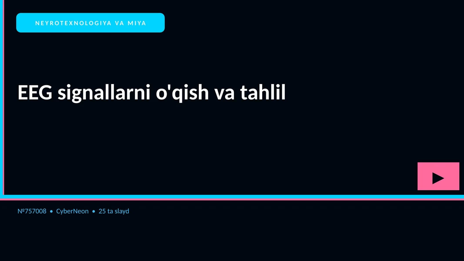 NEYROTEXNOLOGIYA VA MIYA