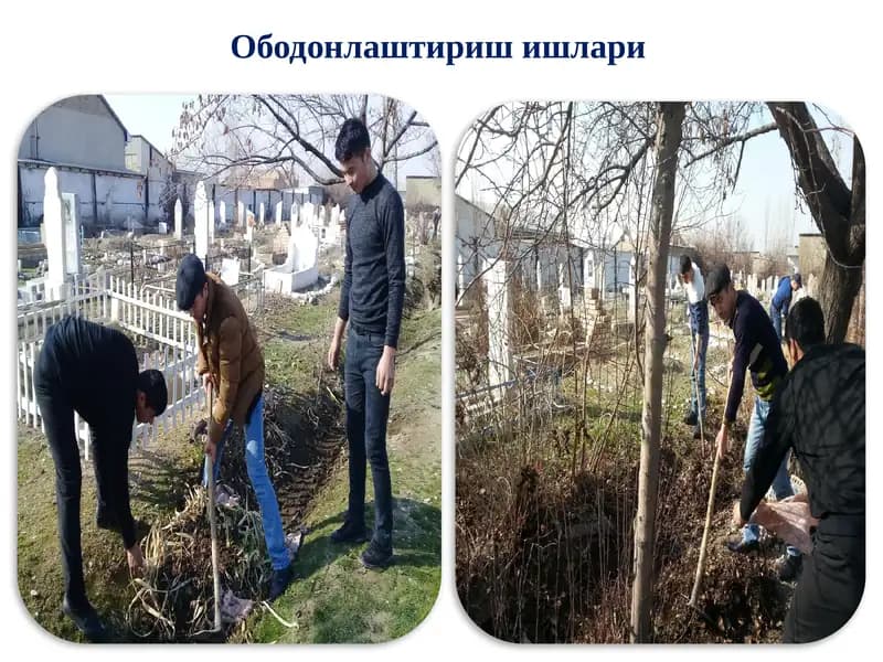 Ободонлаштириш ишлари