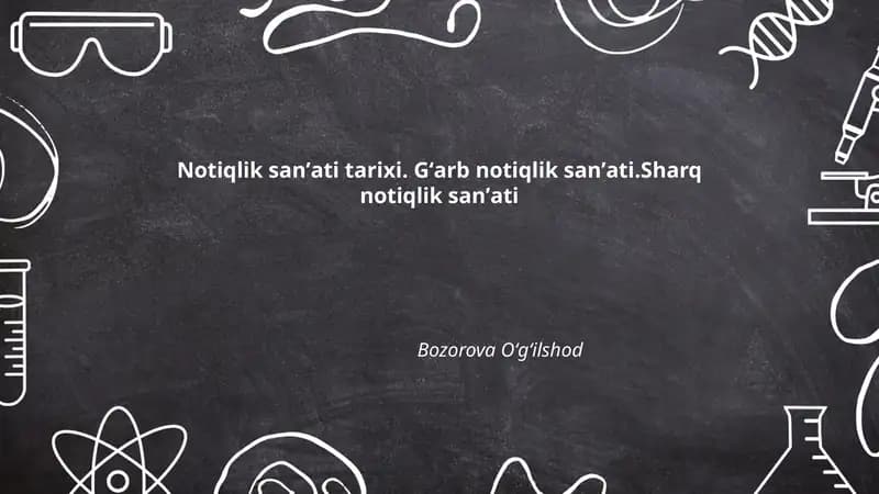 Notiqlik sanʼati tarixi