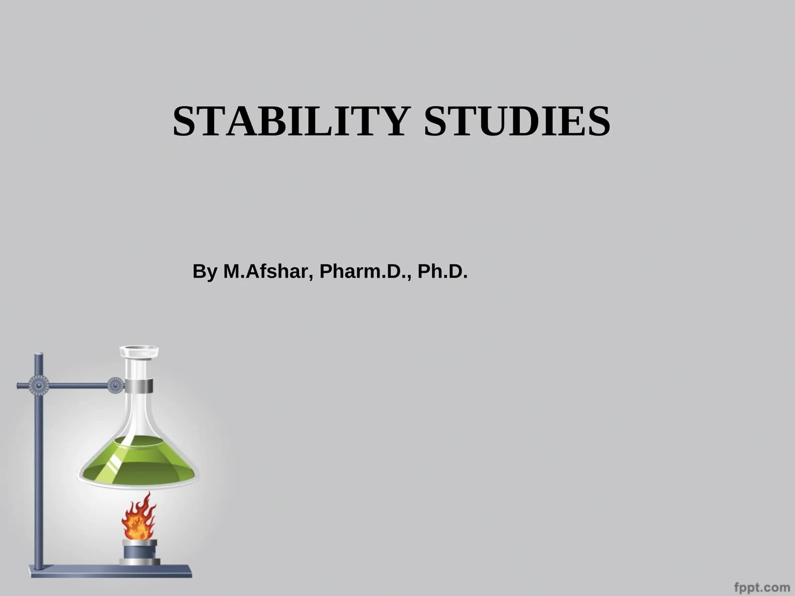 STABILITY STUDIES