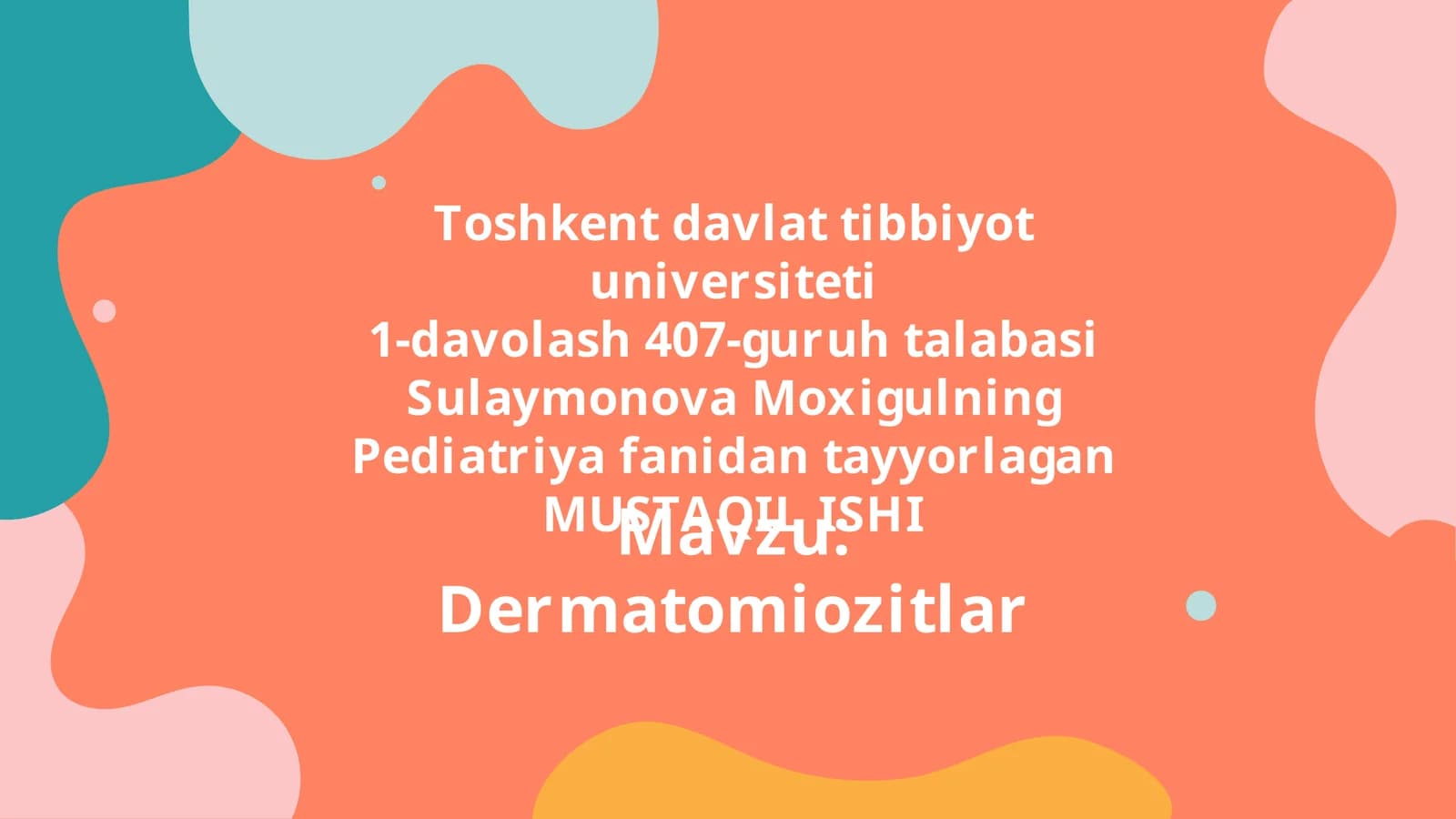 Dermatomiozitlar