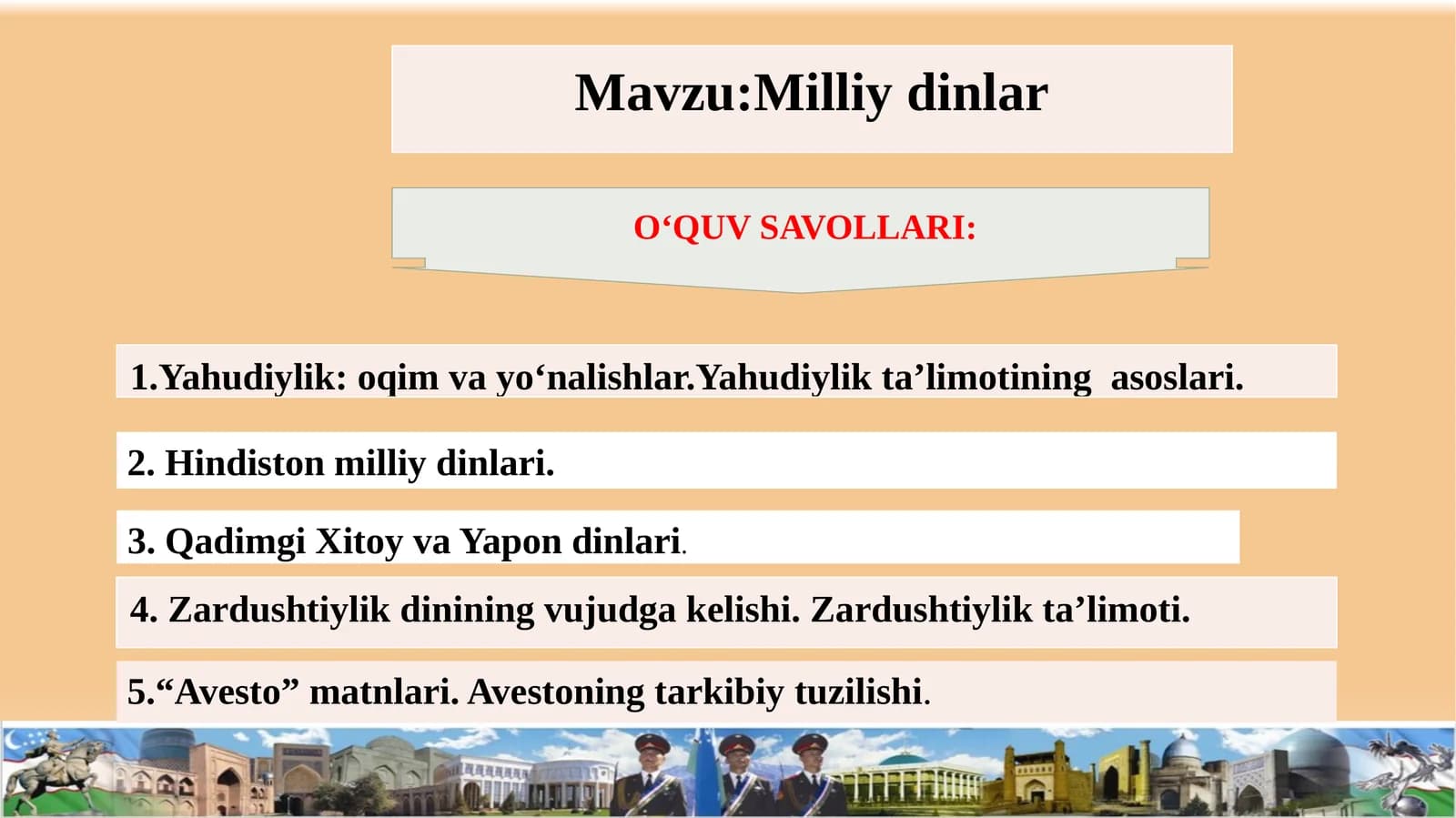 Milliy dinlar