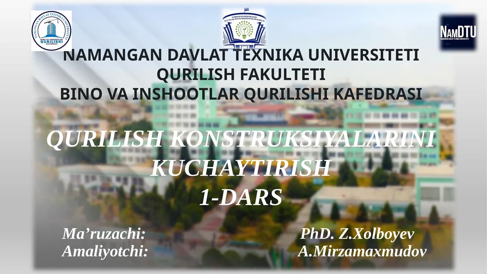 Qurilish konstruksiyalarini kuchaytirish