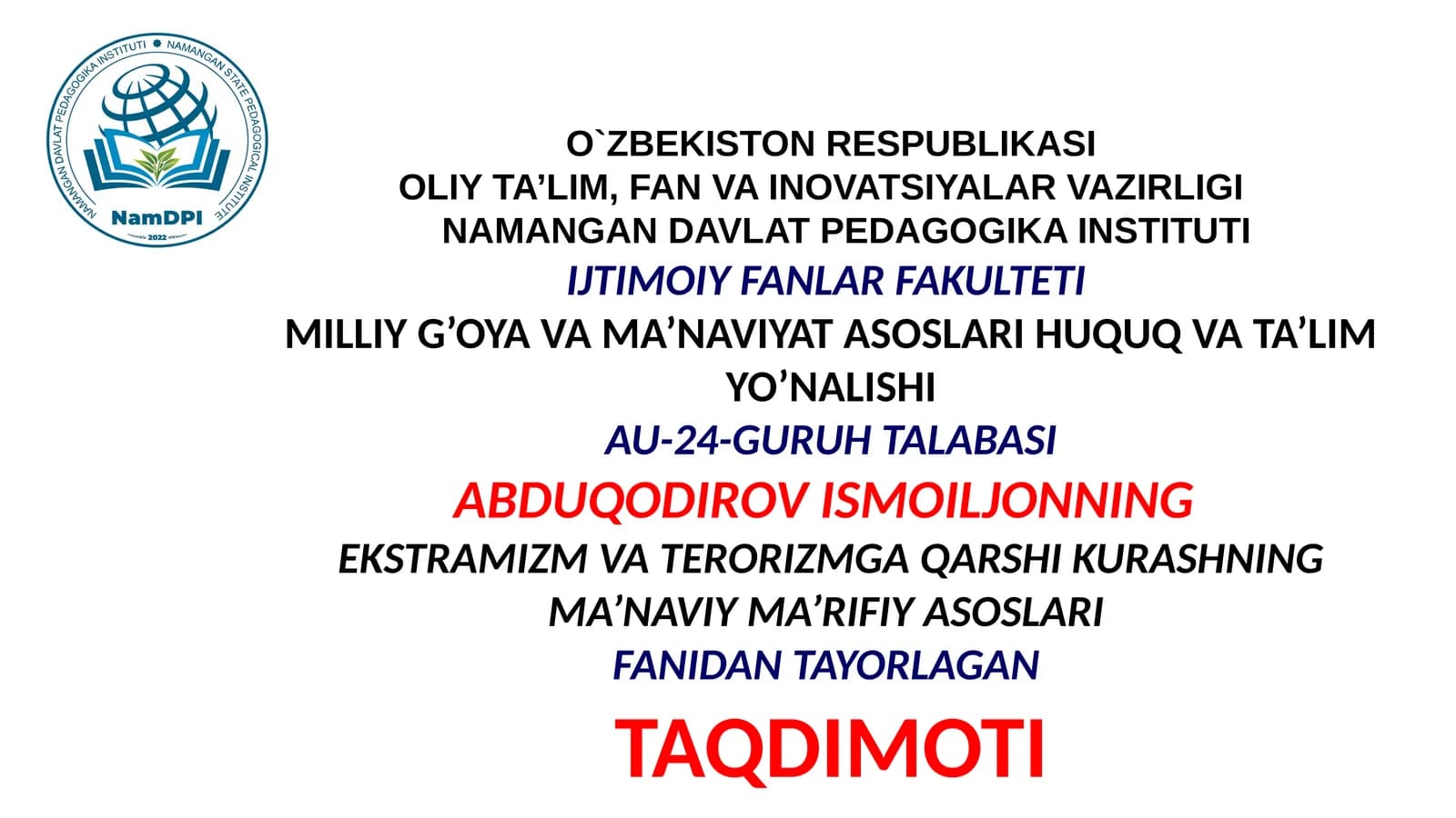 Turkiston islom harakati