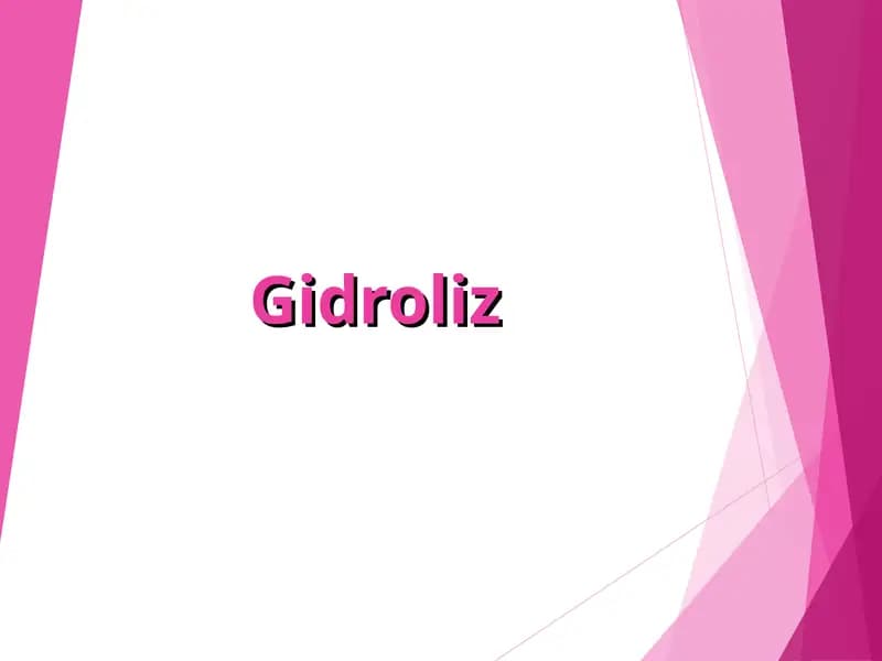 Gidroliz