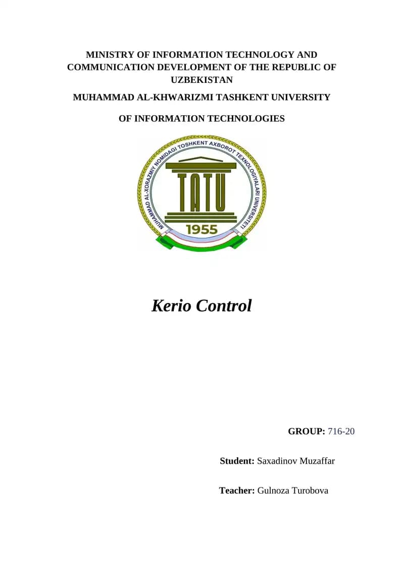 Kerio Control