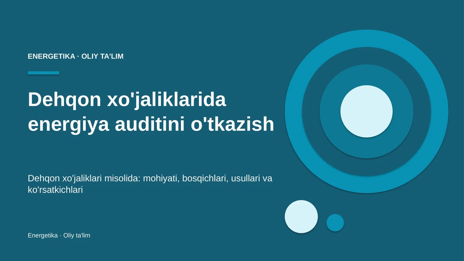 dehqon xo'jaliklarida energiya auditini o'tkazish 8793