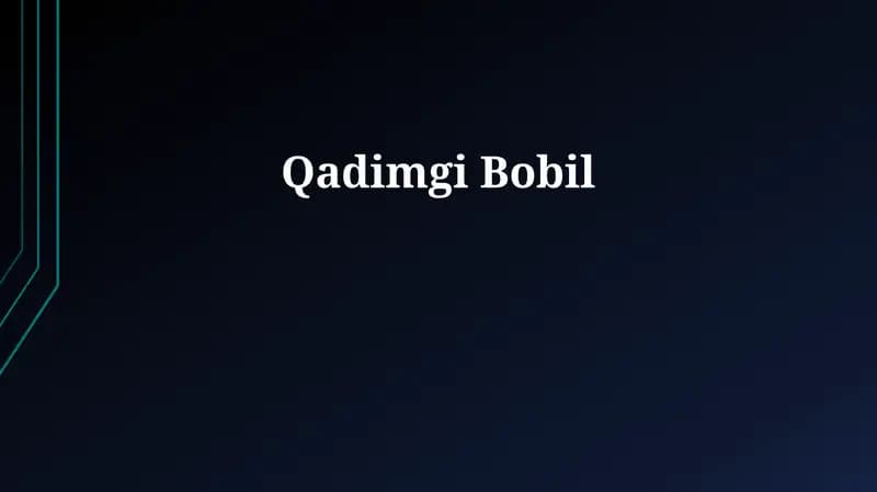 Qadimgi Bobil