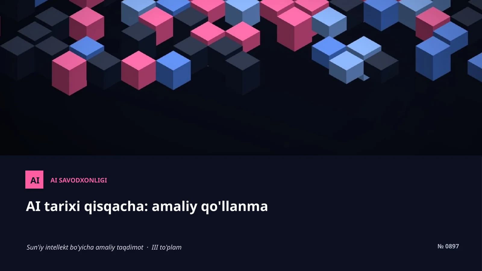 AI SAVODXONLIGI