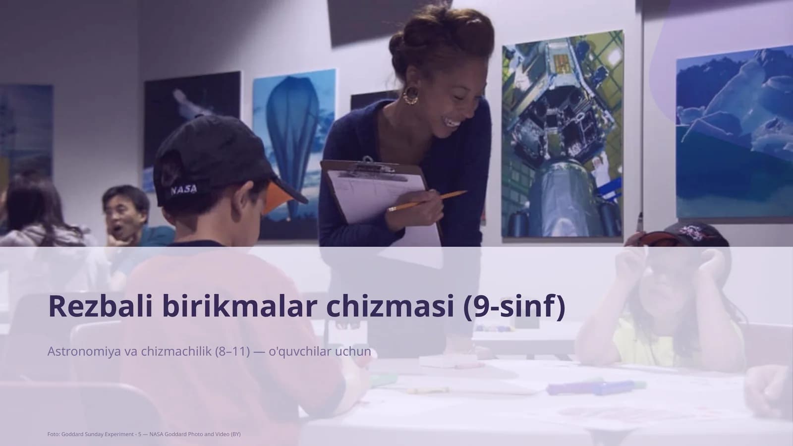 Rezbali birikmalar chizmasi (9-sinf)