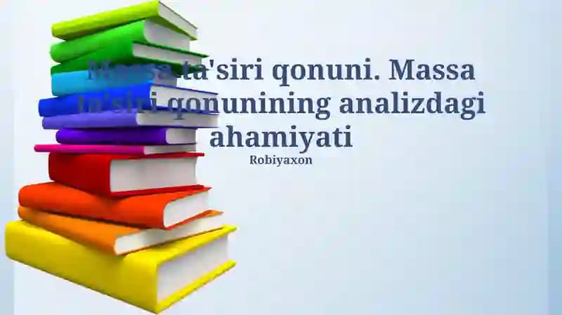Ommaviy Ta'sir Qonuni