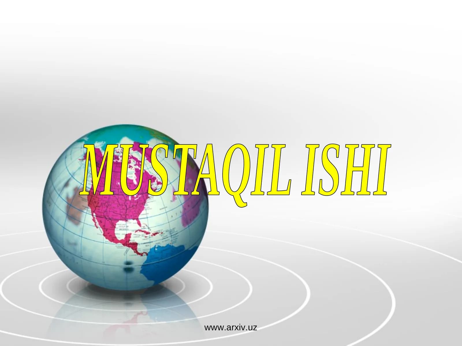 O’zbekistonning geografik o’rni