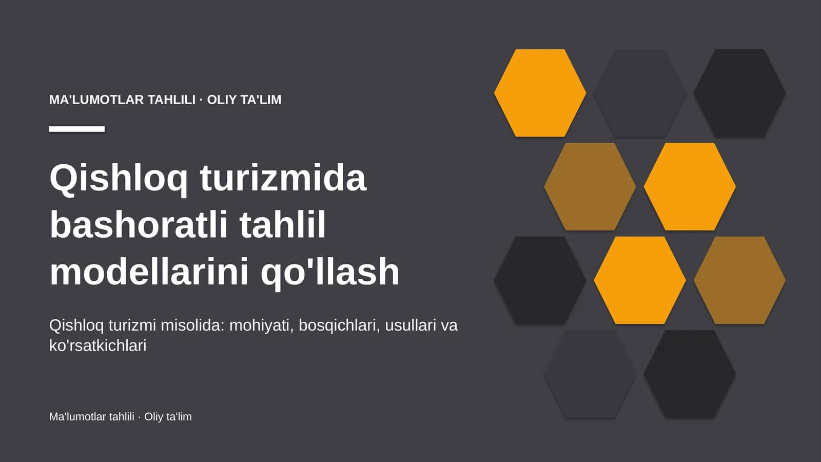 qishloq turizmida bashoratli tahlil modellarini qo'llash 3031
