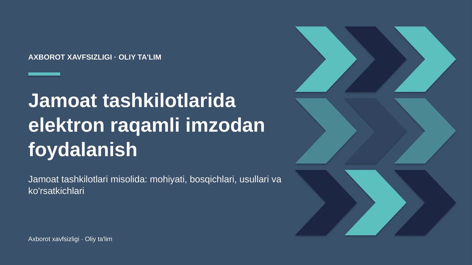 Jamoat tashkilotlarida elektron raqamli imzodan foydalanish