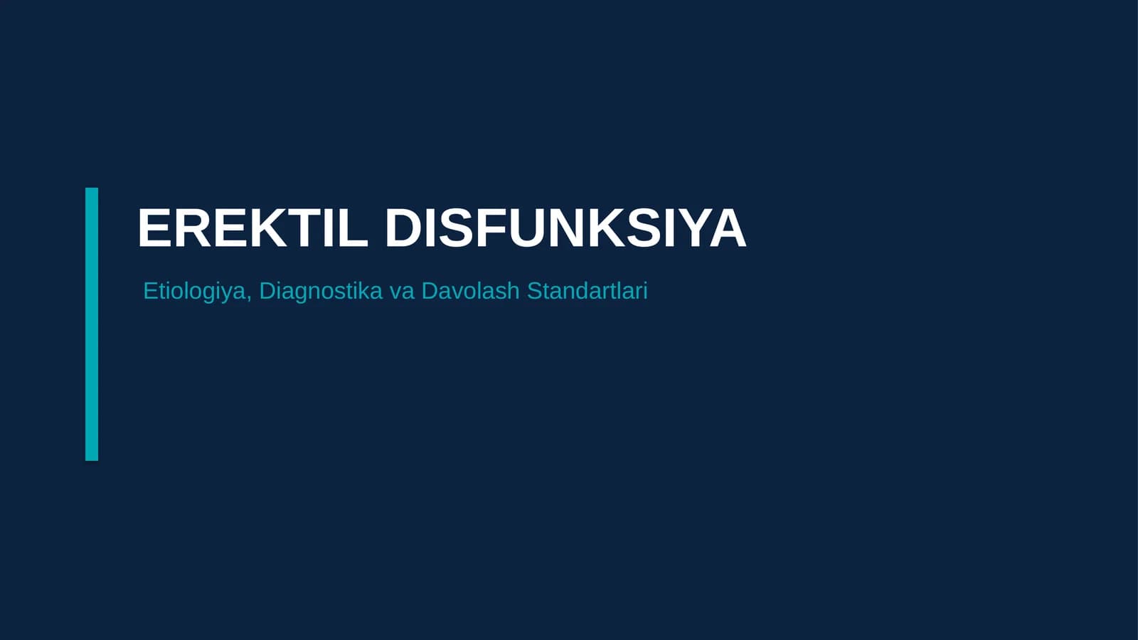 erektil disfunksiya