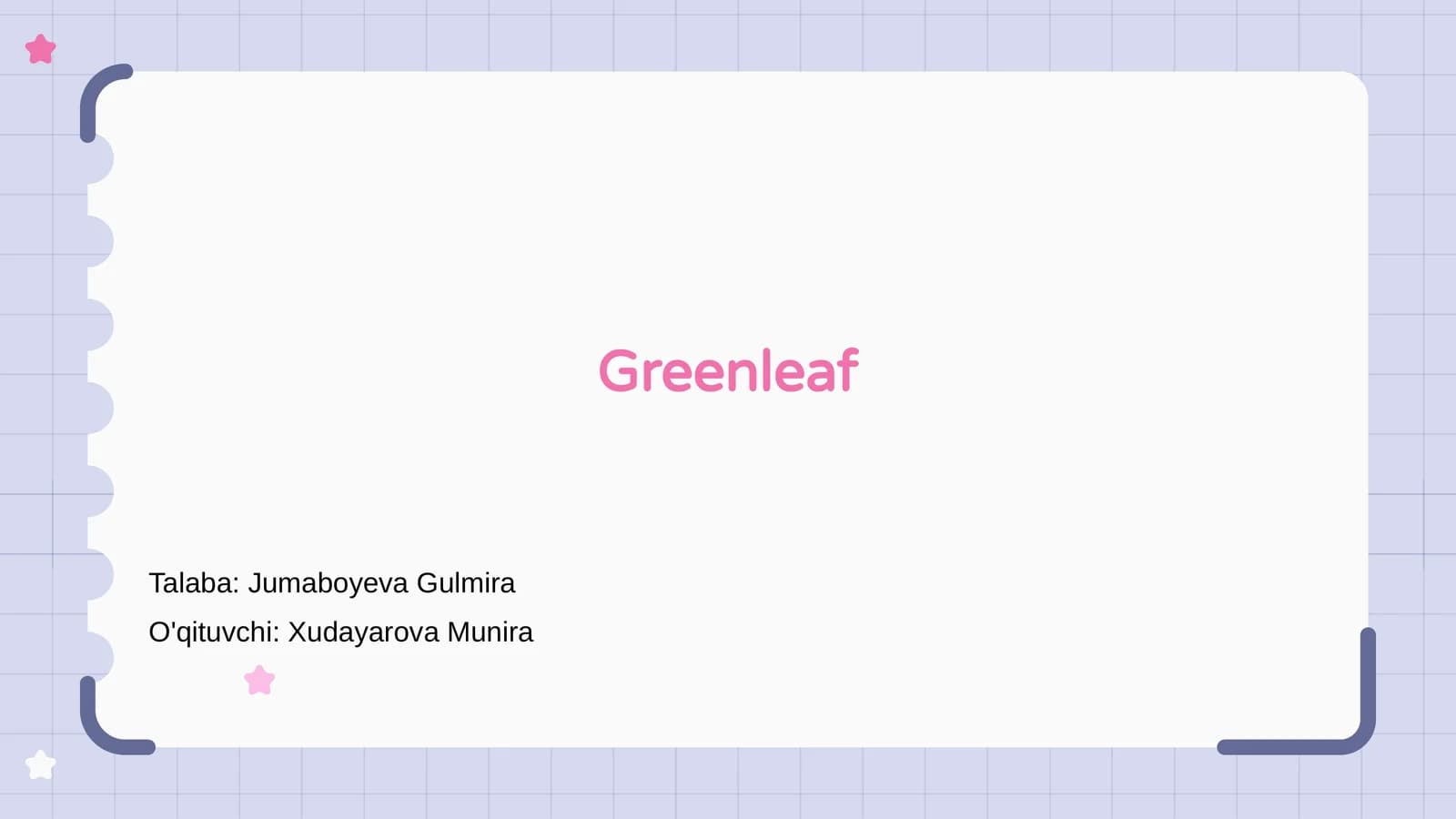 Greenleaf