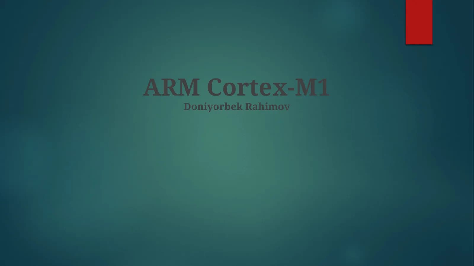 Cortex-M1