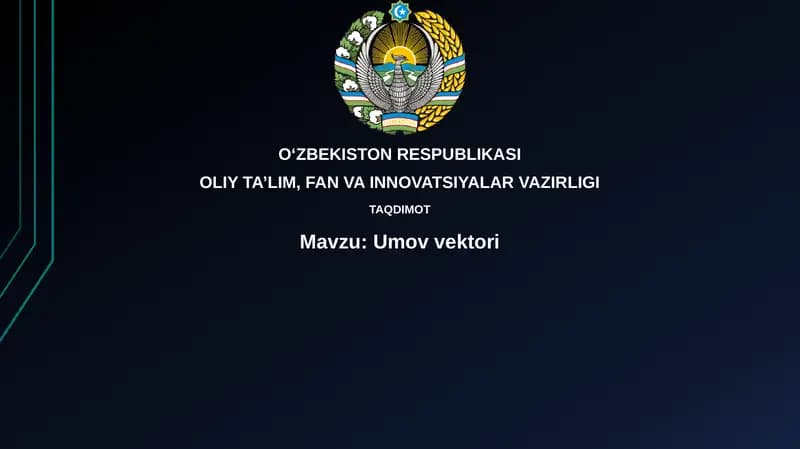 Umov vektori