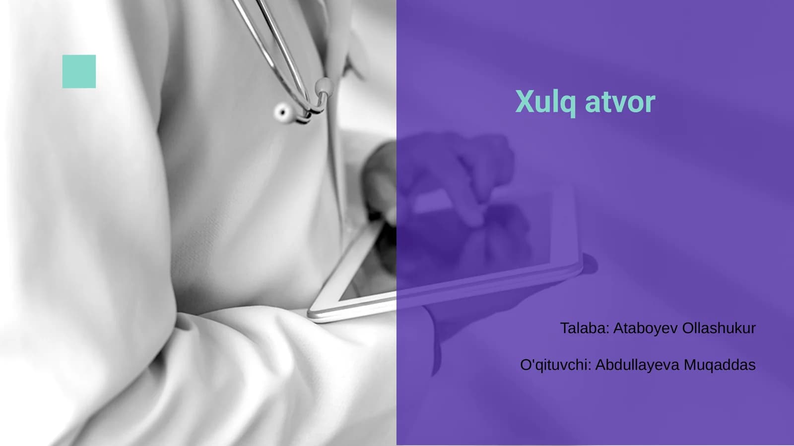 Xulq atvor