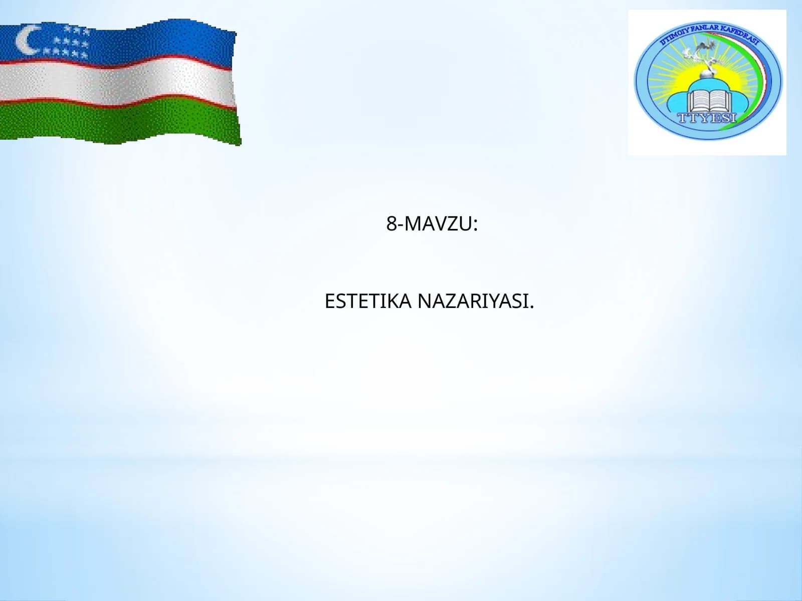 ESTETIKA NAZARIYASI