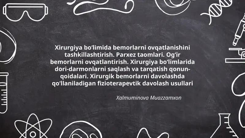 Xalmuminova Muazzamxon